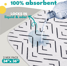 Load image into Gallery viewer, Washable Pet Pee Pads (2 Pack)