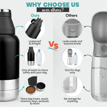 Load image into Gallery viewer, Portable Dog Water Bottle (Black)