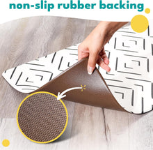 Load image into Gallery viewer, Large Crossed the Line Pet Food Mat