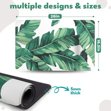 Load image into Gallery viewer, Large Banana Leaf Pet Food Mat
