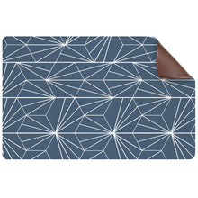 Load image into Gallery viewer, Large Blue Starburst Pet Food Mat