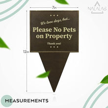 Load image into Gallery viewer, Brass Yard Sign