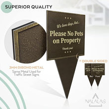 Load image into Gallery viewer, Brass Yard Sign