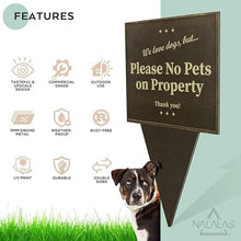 Load image into Gallery viewer, Brass Yard Sign