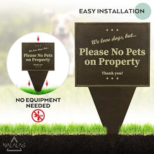 Load image into Gallery viewer, Brass Yard Sign