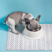 Load image into Gallery viewer, Mud Cloth Pet Food Mat - Cats & Small Dogs