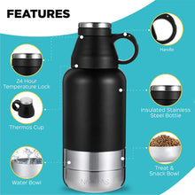 Load image into Gallery viewer, Portable Dog Water Bottle (Black)