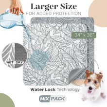 Load image into Gallery viewer, Washable Pet Pee Pads - Palm Beach 6 Pack 34&quot; x 36&quot;
