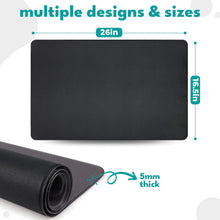 Load image into Gallery viewer, Large Noir Pet Food Mat
