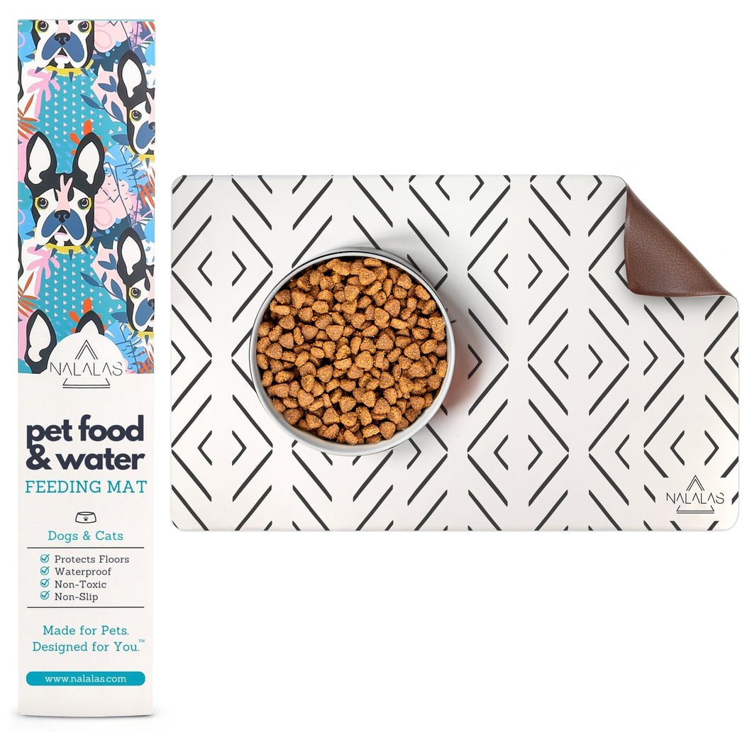 Crossed the Line Pet Food Mat