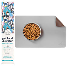 Load image into Gallery viewer, Gray Mist Pet Food Mat
