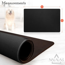 Load image into Gallery viewer, Noir Pet Food Mat
