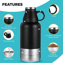Load image into Gallery viewer, Portable Dog Water Bottle (Black)
