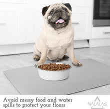 Load image into Gallery viewer, Gray Mist Pet Food Mat
