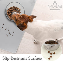 Load image into Gallery viewer, Gray Mist Pet Food Mat
