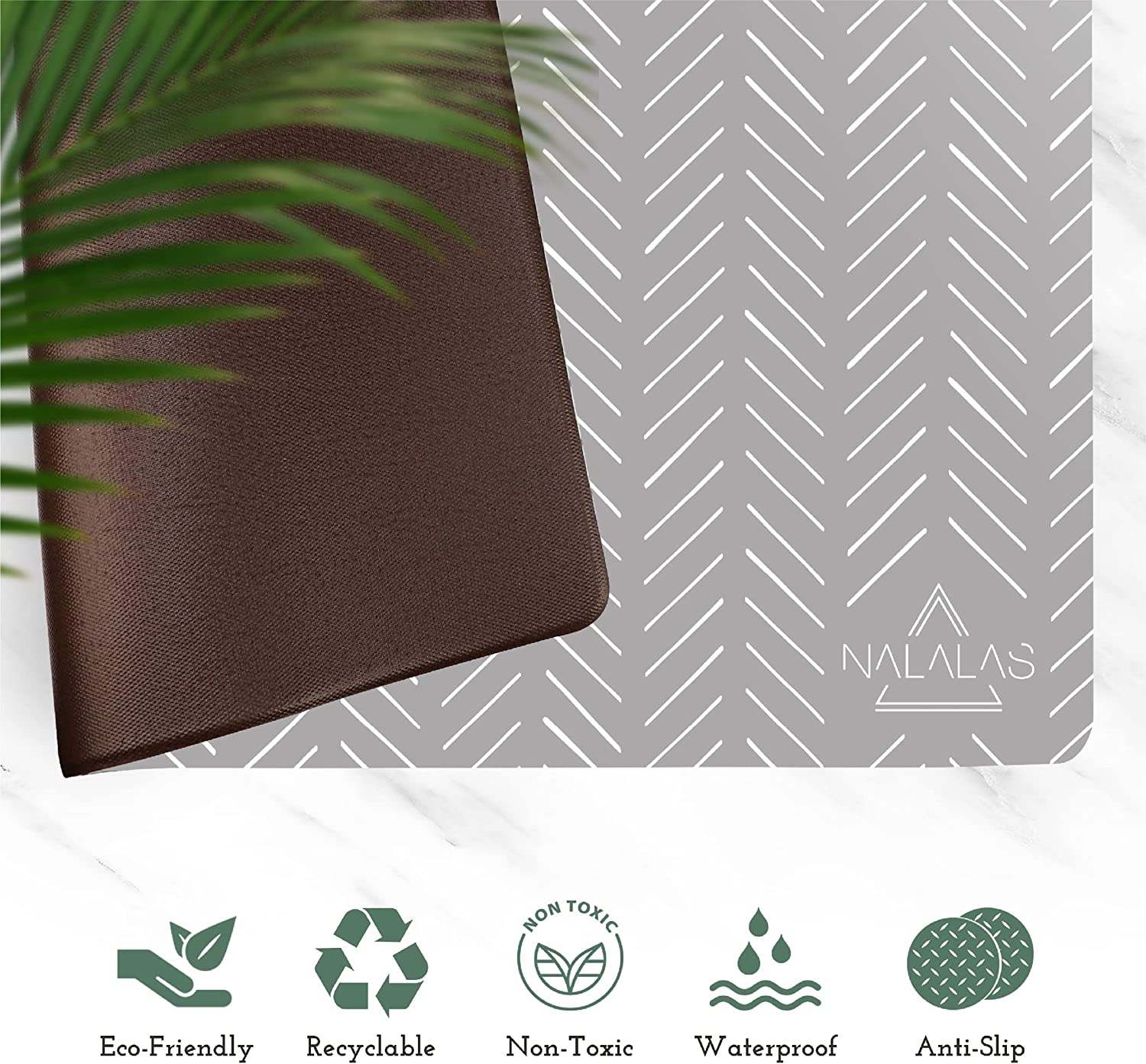 Gray Mud Cloth Pet Food Mat – NALALAS