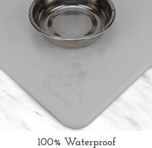 Load image into Gallery viewer, Gray Mist Pet Food Mat
